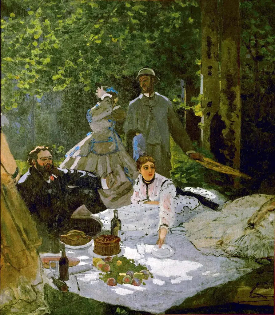 Çayırda Öğle Yemeği - Claude Monet