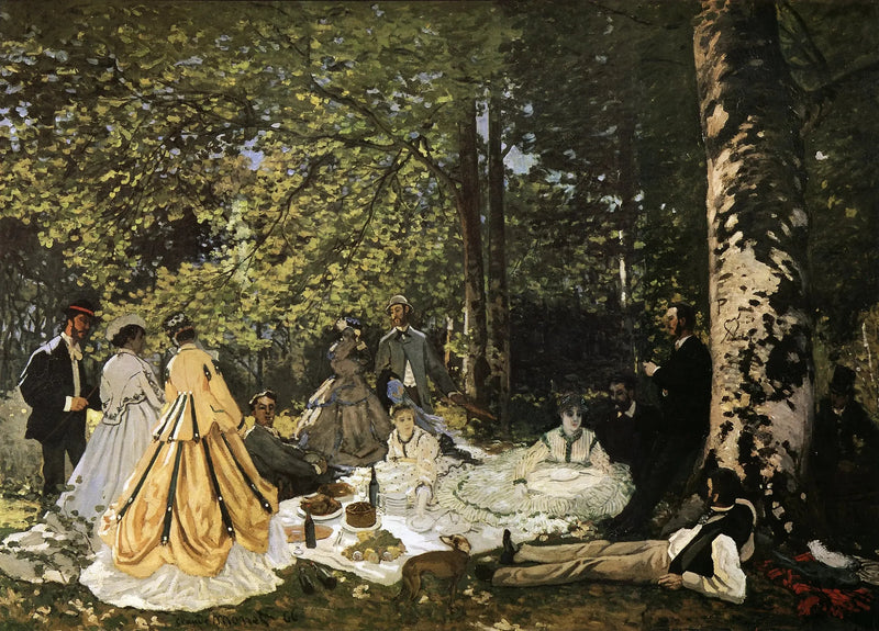 Çayırda Öğle Yemeği - Claude Monet