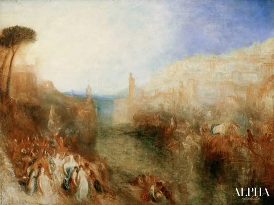 Le départ de la flotte - William Turner - Reproductions de tableaux et peintures haut de gamme