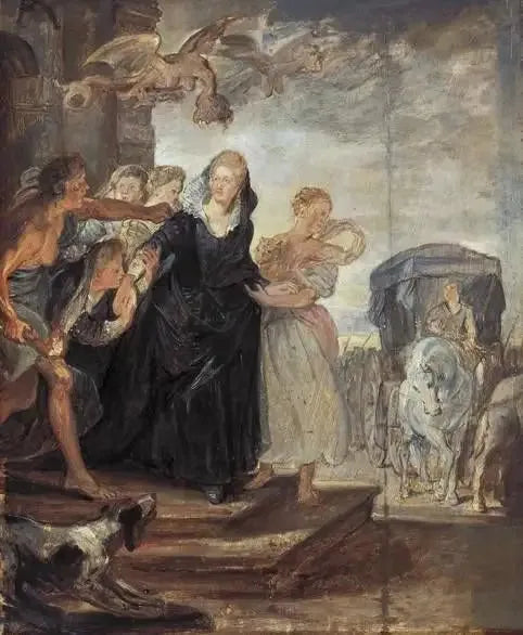 Paris Kraliçesinin Ayrılışı - Peter Paul Rubens