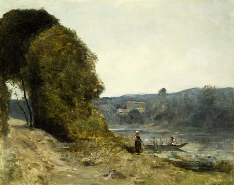Tekneci'nin Ayrılışı - Jean-Baptiste Camille Corot