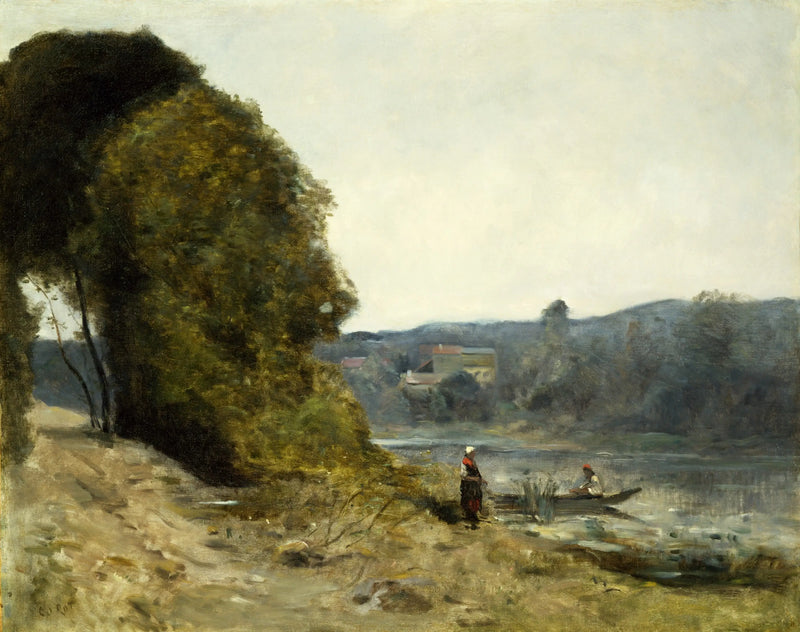 Tekneci'nin Ayrılışı - Jean-Baptiste Camille Corot