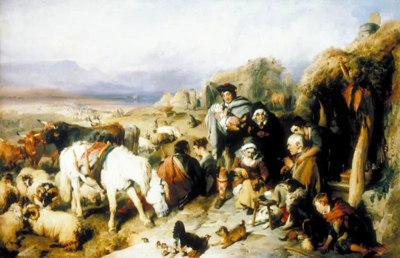 Bouvier'in Ayrılışı: Grampians'taki Bir Sahne - Edwin Henry Landseer