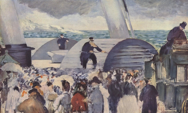 Folkstone Buhar Gemisi'nin Kalkışı - Édouard Manet