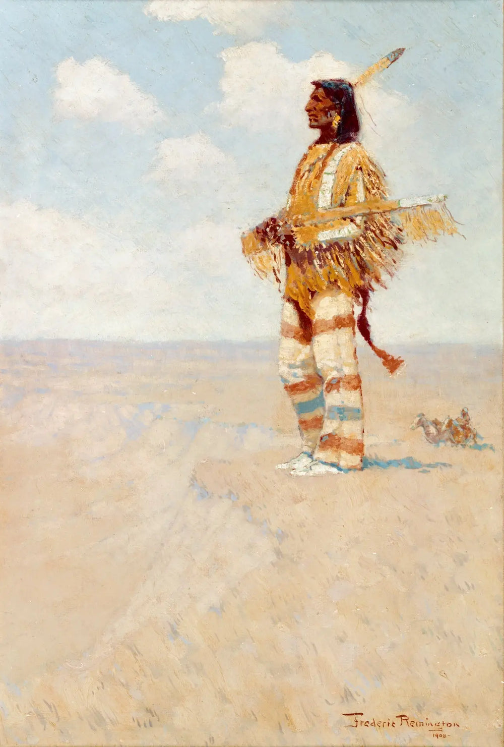 Le dernier de sa race (L’Américain en voie de disparition) - Frederic Remington - Alpha Reproduction