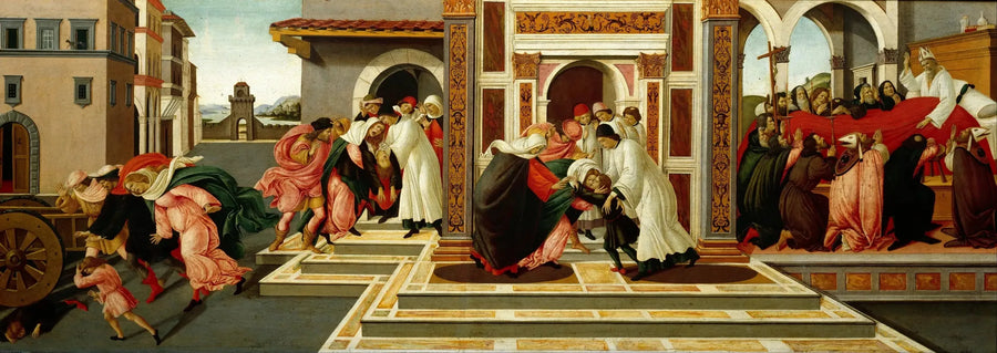 Son Mucize ve Aziz Zénobe'nin Ölümü - Sandro Botticelli