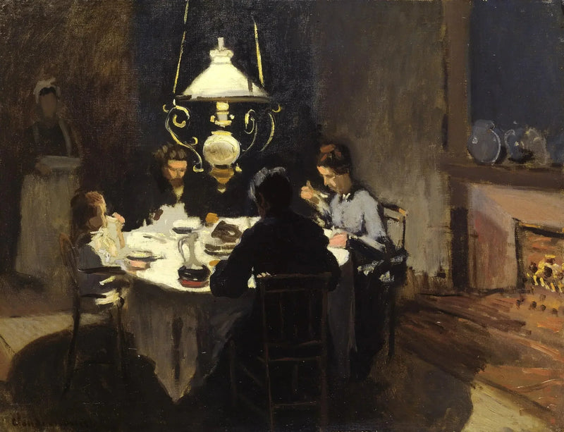 Akşam Yemeği - Claude Monet
