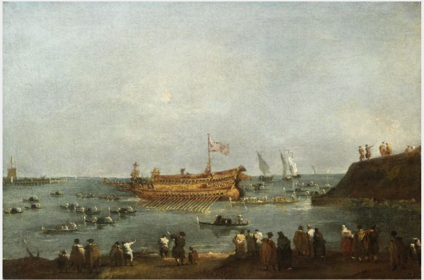 Doge Adriyatik Denizi'ni Kucaklıyor - Francesco Guardi