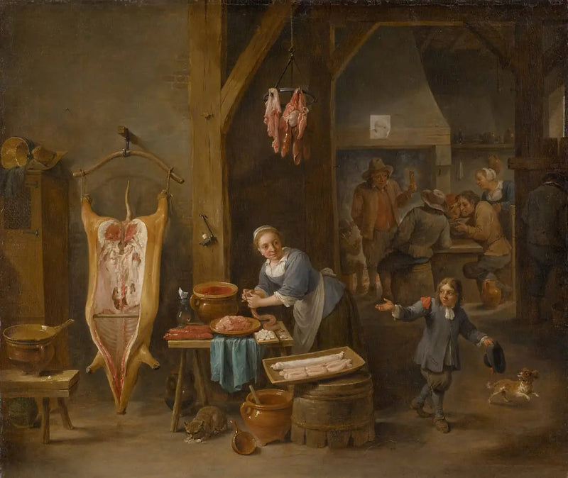 Sosis üreticisi - David Teniers le Jeune