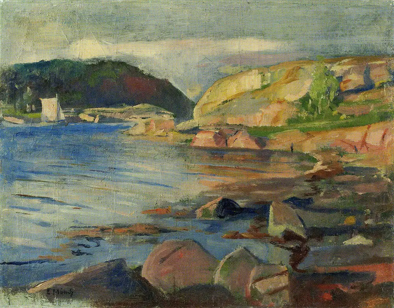 Tønsberg Fiyordu - Edvard Munch