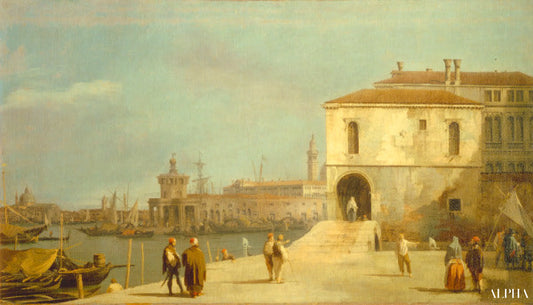 Le Fonteghetto della Farina - Giovanni Antonio Canal - Reproductions de tableaux et peintures haut de gamme