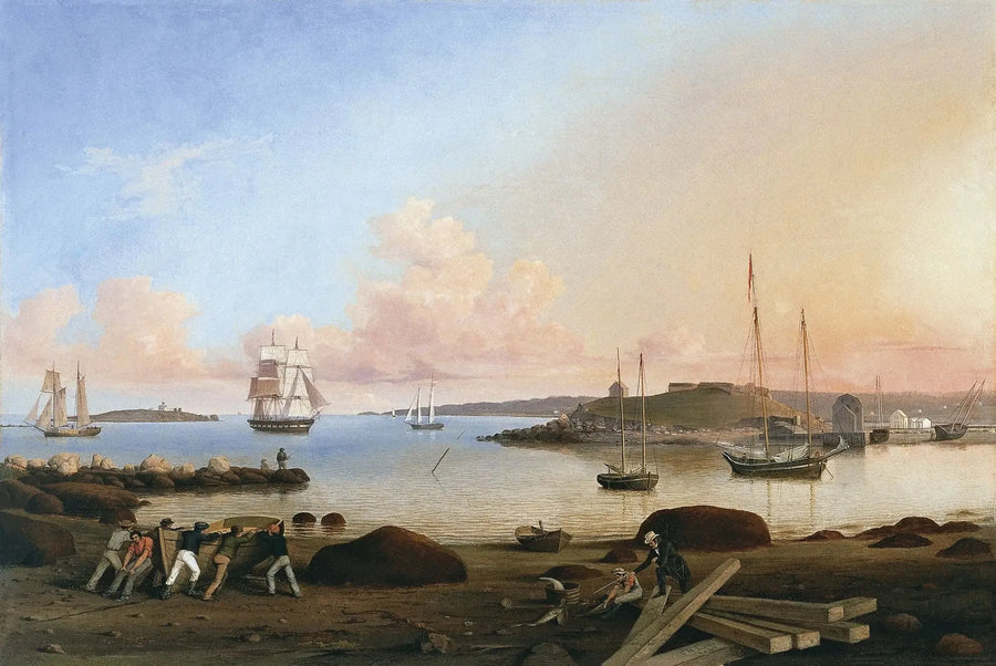 Fort ve Ten Pound Adası, Gloucester, Massachusetts - Fitz Henry Lane
