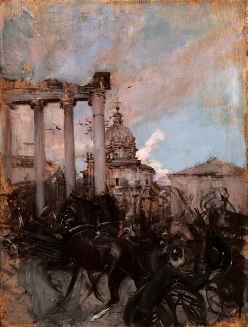 Le forum romain à Rome - Giovanni Boldini