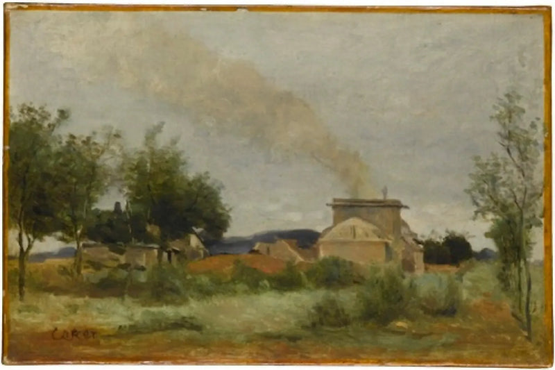Kiremit Fırını - Jean-Baptiste Camille Corot
