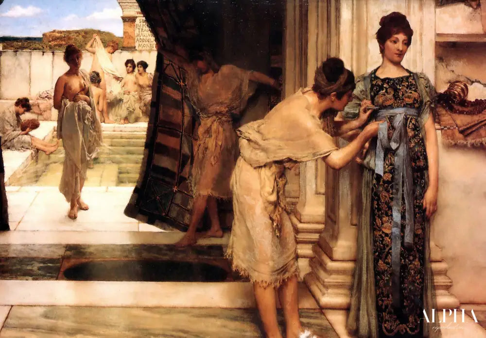 Le Frigidarium - Lawrence Alma-Tadema Reproductions de tableaux à la peinture à l’huile