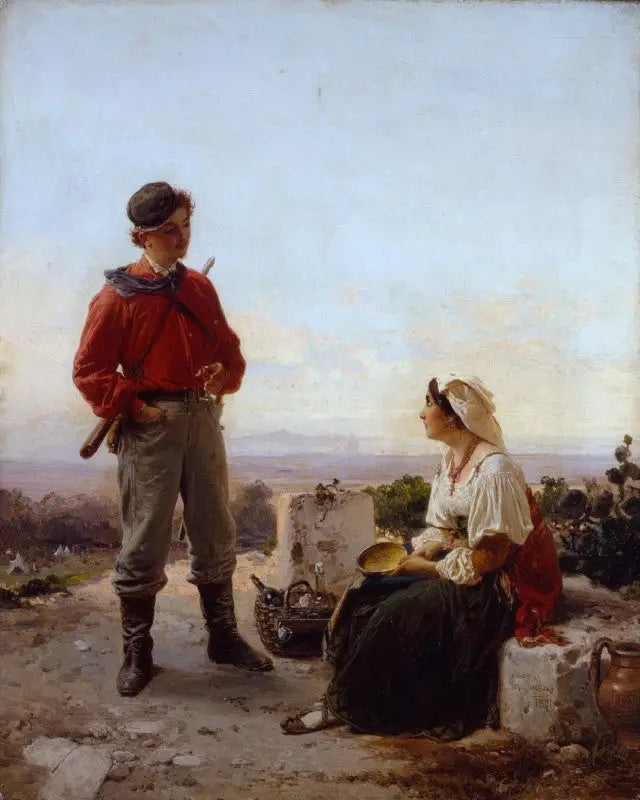 Le Garibaldien - Gerolamo Induno - Alpha Reproduction