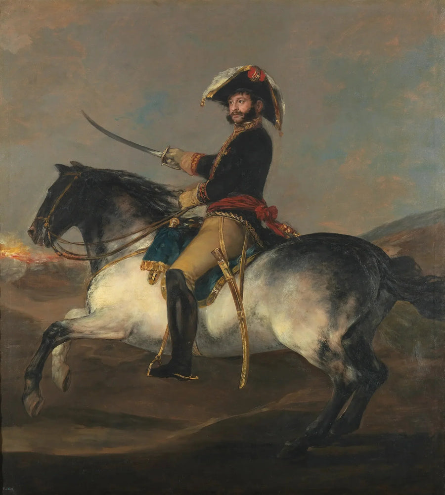 General José de Palafox at the horse - Francisco de Goya