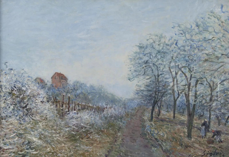 Veneux'teki Don - Alfred Sisley