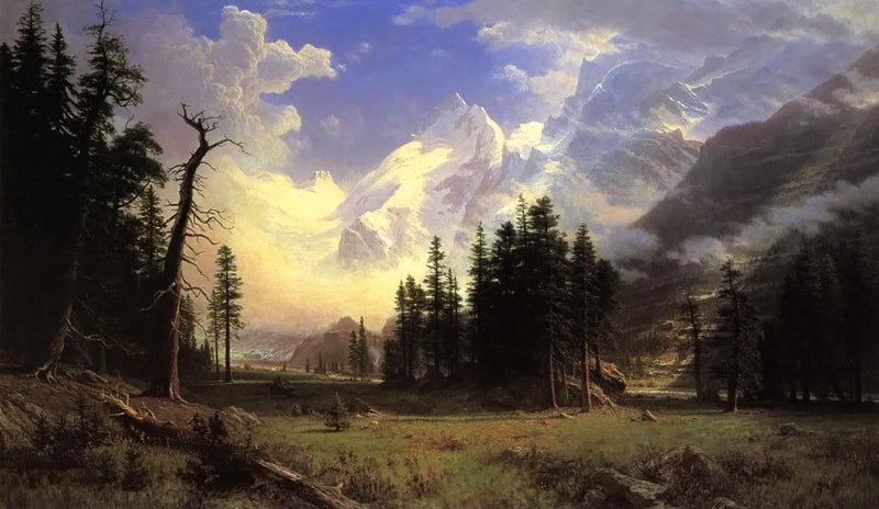 Morteratsch Buzulu Haute-Engadine Vadisi Pontresina - Albert Bierstadt