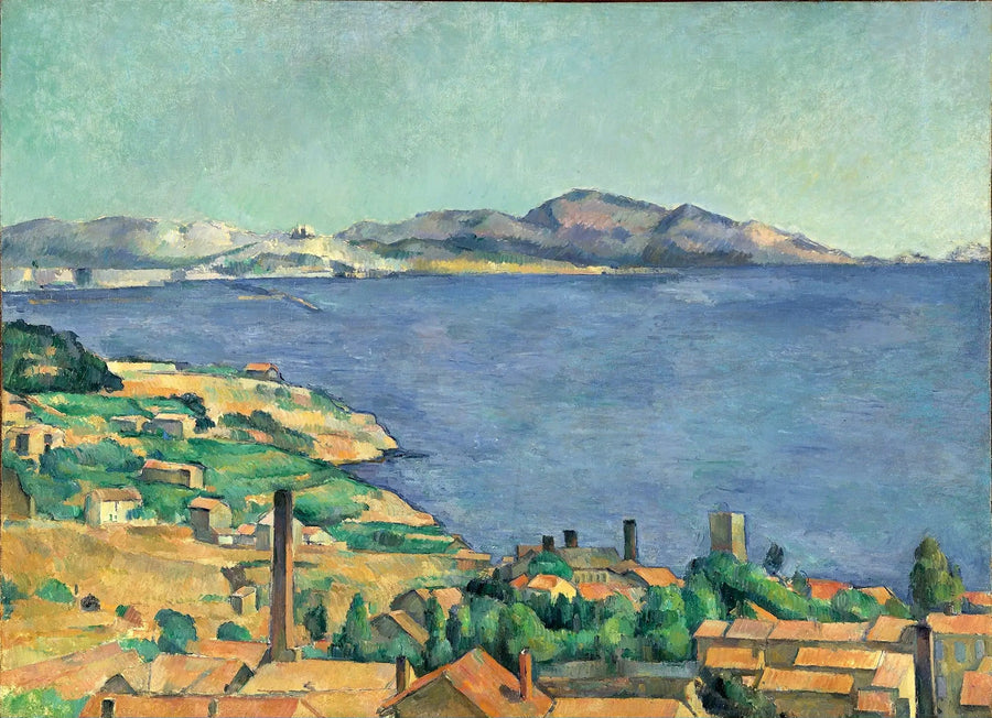 Estaque'den Görülen Marsilya Körfezi - Paul Cézanne