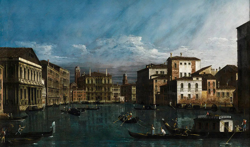 Venedik'te Büyük Kanal - Canaletto
