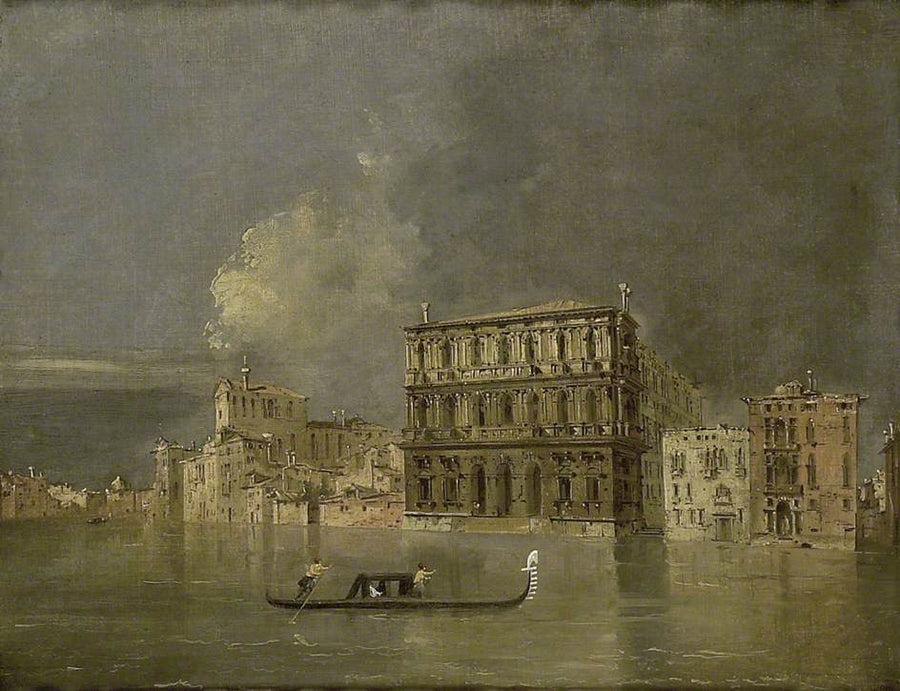 Büyük Kanal ve Palazzo Corner della Ca' Grande - Francesco Guardi