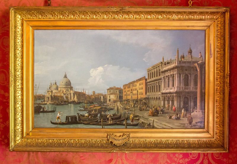 Büyük Kanal, Piazzetta ve Deniz Gümrüğü, Venedik - Canaletto