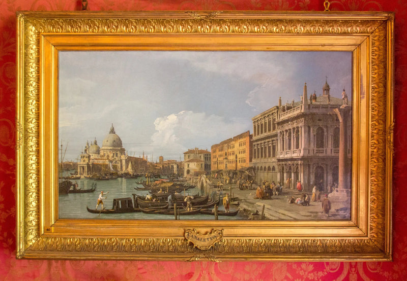 Büyük Kanal, Piazzetta ve Deniz Gümrüğü, Venedik - Canaletto