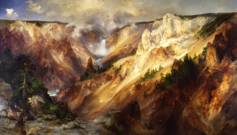 Yellowstone Büyük Kanyon - Thomas Moran