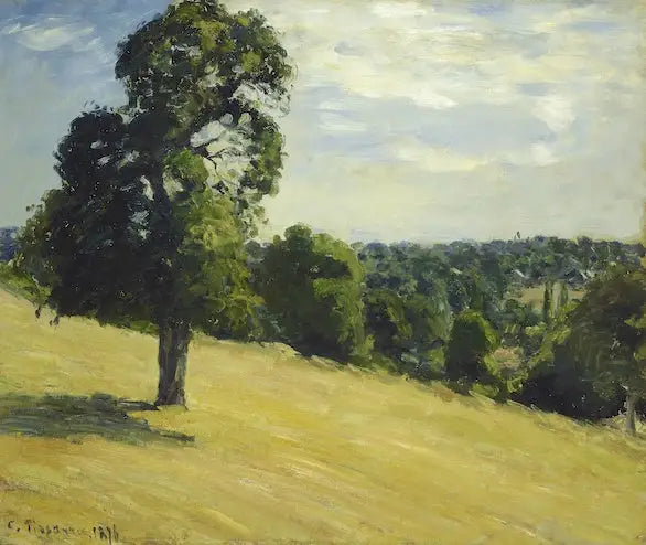 Montfoucault'daki Büyük Armut Ağacı - Camille Pissarro