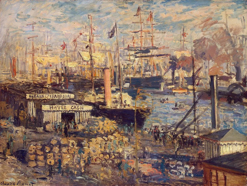 Le Grand Quai au Havre - Claude Monet