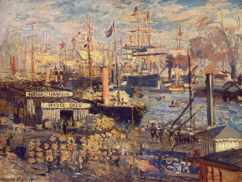 Le Grand Quai au Havre - Claude Monet
