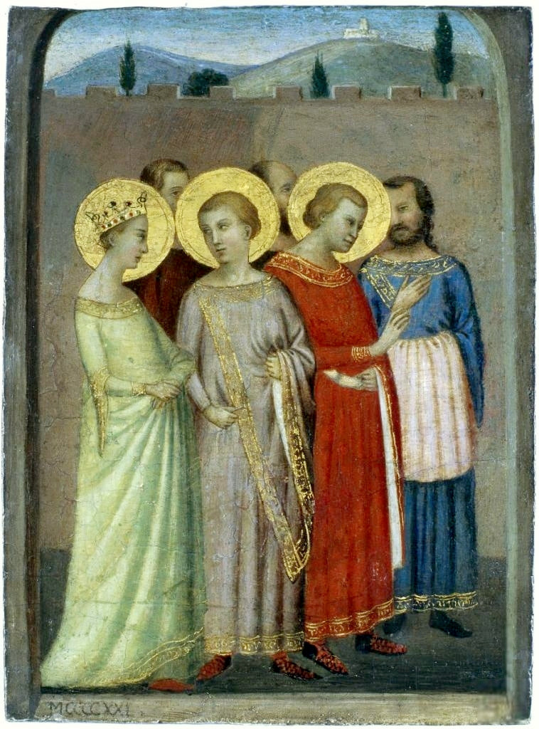 Le Groupe de saints. - Bernardo Daddi - Alpha Reproduction