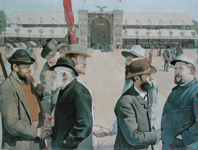 Modern Le Grütli - Ferdinand Hodler