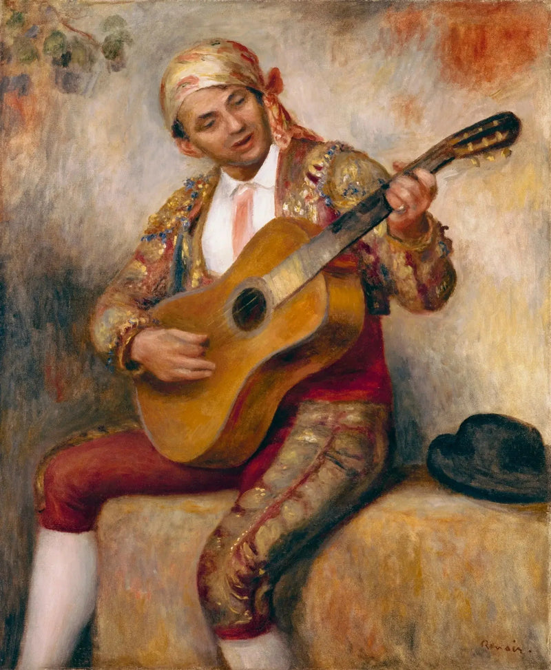 İspanyol Gitarist - Pierre-Auguste Renoir