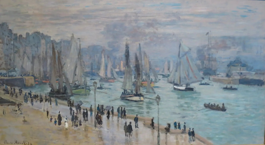 Le Havre, limandan çıkan balıkçı tekneleri - Claude Monet