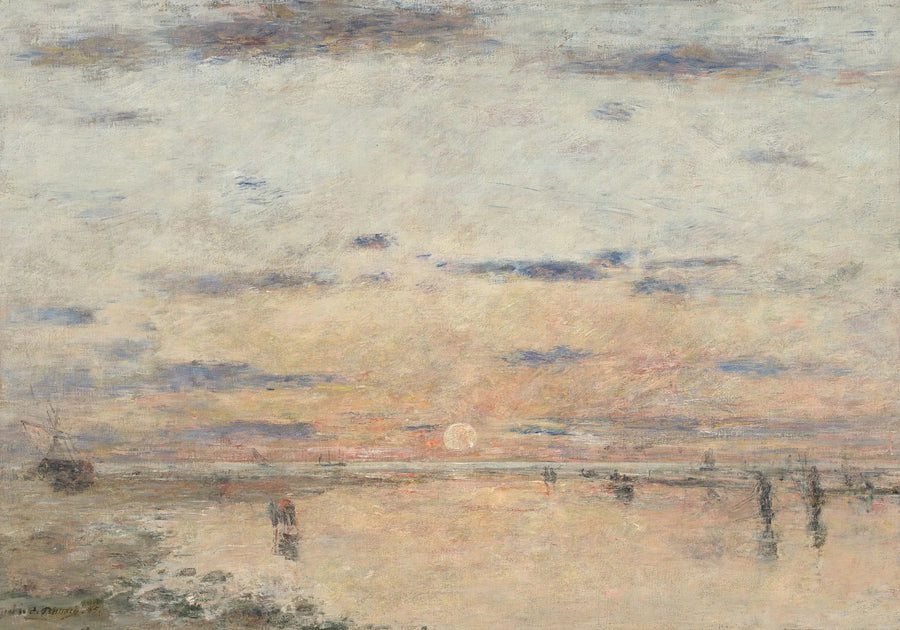 Le Havre: Denizde Gün Batımı - Eugène Boudin