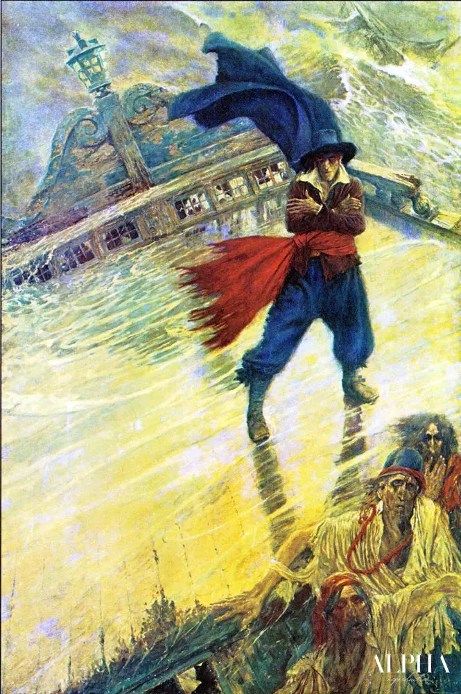 The Flying Dutchman, Published in Colliers Weekly, December 8, 1900 - Howard Pyle - Reproductions de tableaux et peintures haut de gamme