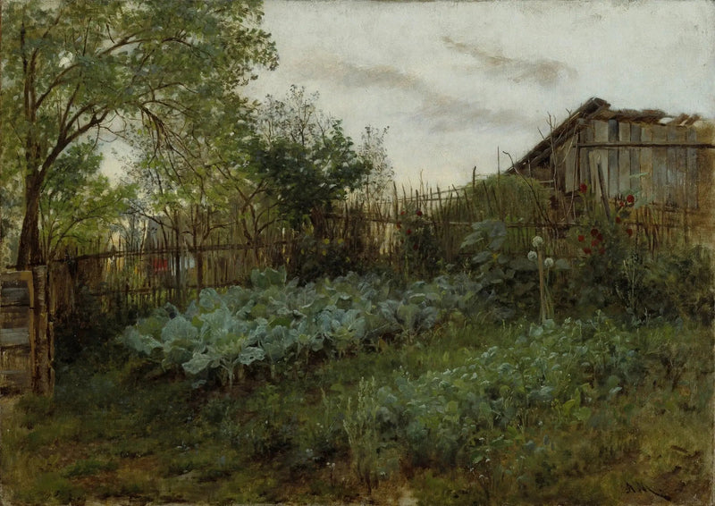 Arka Bahçe - Adolph von Menzel