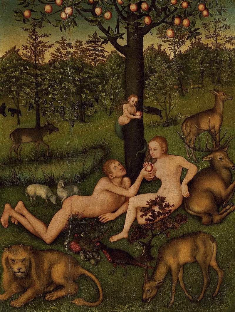 Cennet Bahçesi - Lucas Cranach the Elder