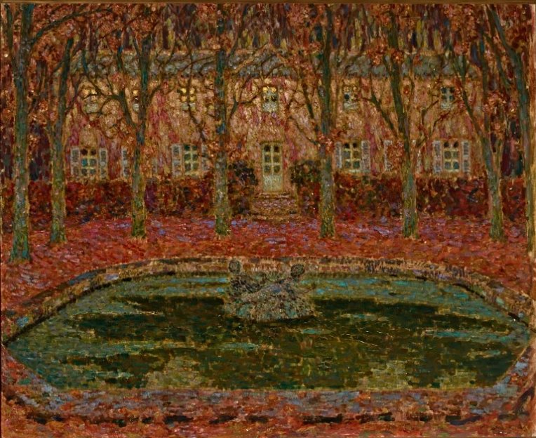 Gerberoy Evinin Bahçesi - Henri Le Sidaner