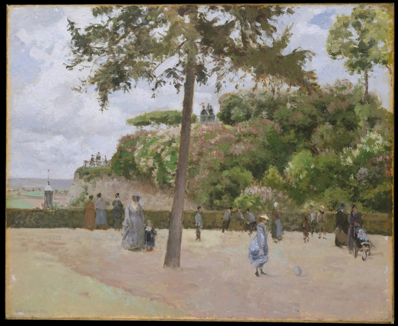 Şehir Bahçesi, Pontoise - Camille Pissarro