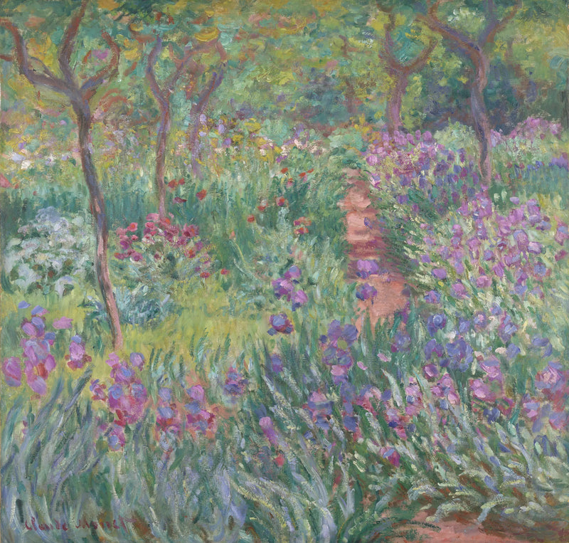 Giverny'deki sanatçının bahçesi - Claude Monet