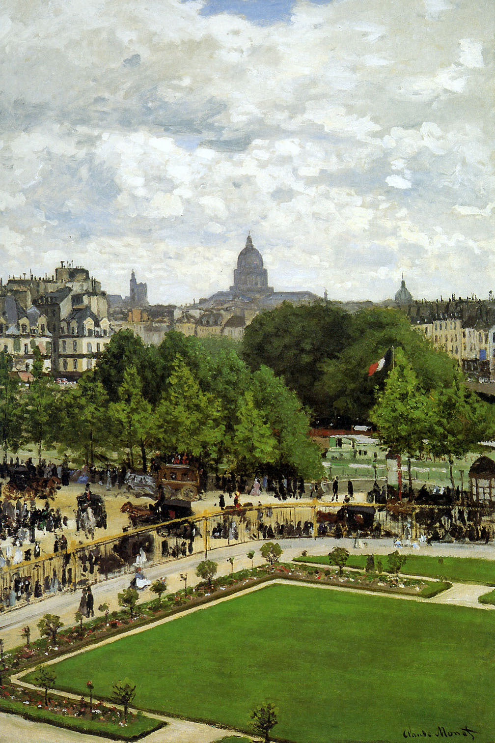 Reproduction du tableau « Le Jardin de l'Infante - Claude Monet » par Alpha Reproduction en peinture à l’huile