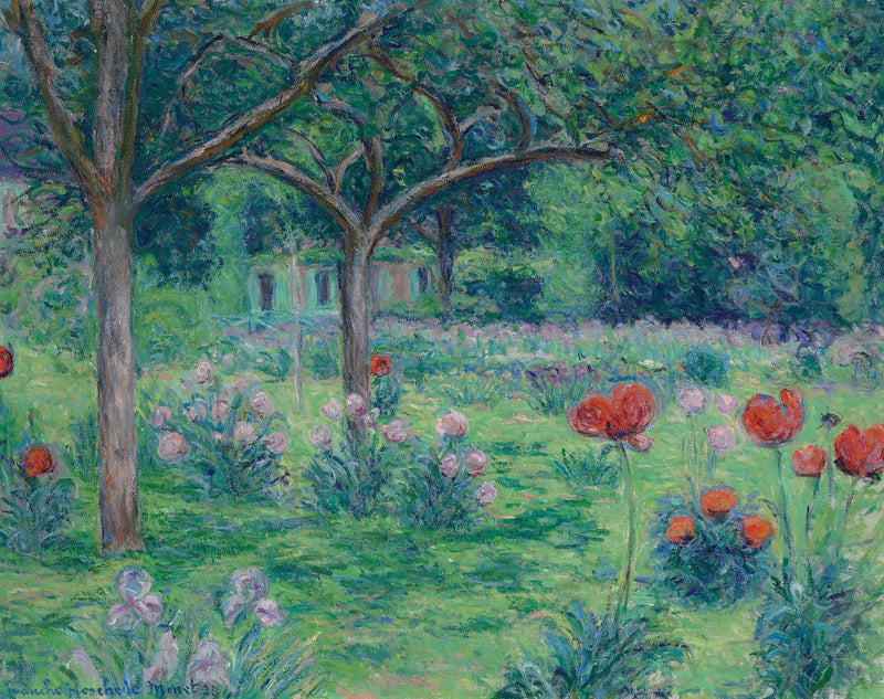 Monet'in Giverny'deki Bahçesi - Blanche Hoschede Monet