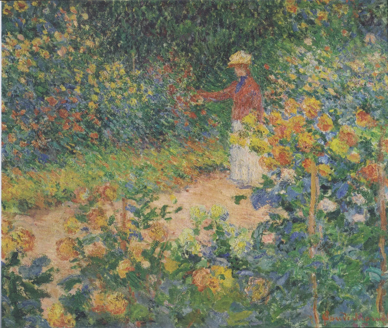 Monet'in Giverny'deki Bahçesi - Claude Monet