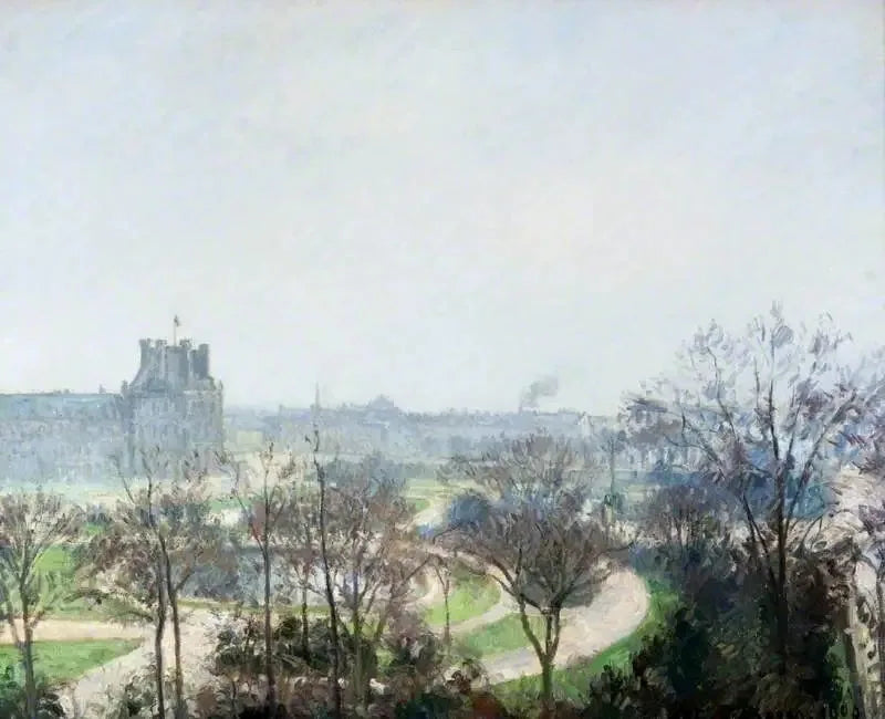 Tuileries Bahçesi, Paris - Camille Pissarro