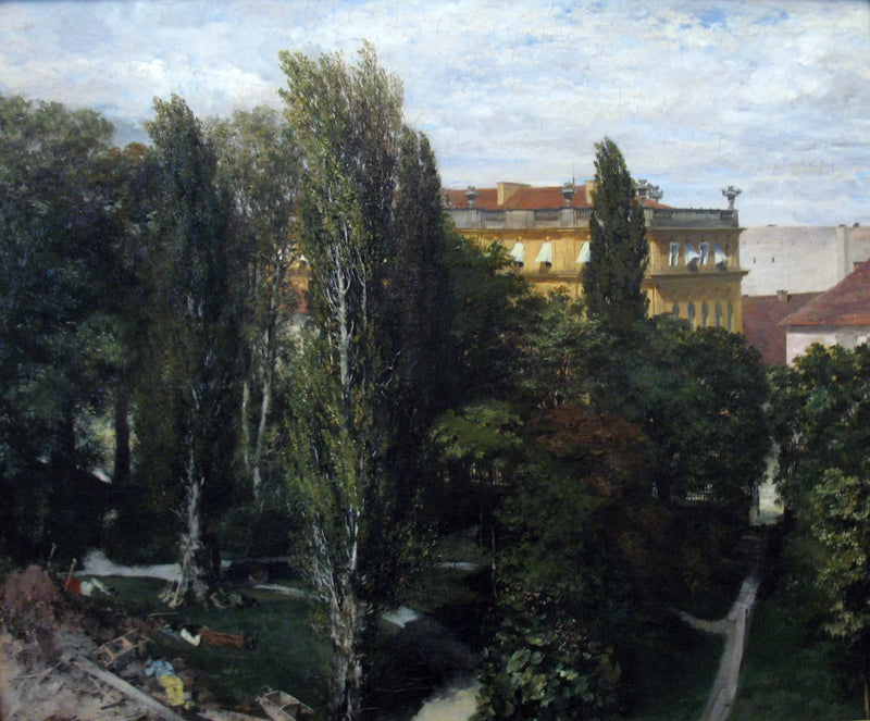 Prens Albert Sarayı Bahçesi - Adolph von Menzel