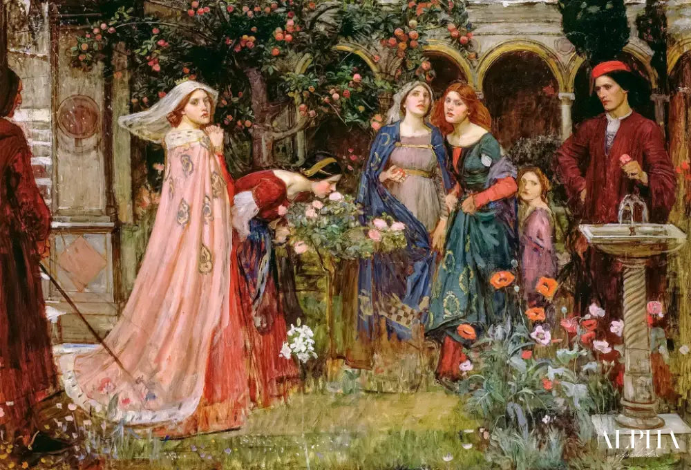 Le jardin enchanté - John William Waterhouse Reproductions de tableaux à la peinture à l’huile