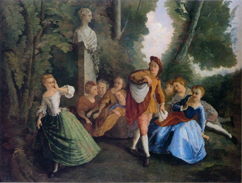 Saklambaç Oyunu, Lancret'e göre - Paul Cézanne